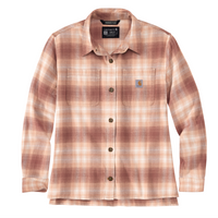 Carhartt WOMENS RUGGED FLEX® Loose fit midweight flannel long-sleeved shirt