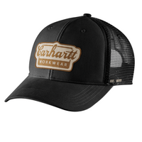 Carhartt Rugged Flex Twill Mesh Back Script Patch Cap
