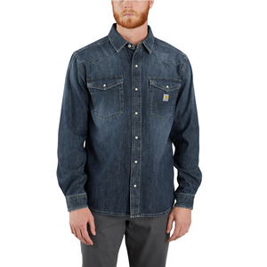 Carhartt MONTANA Relaxed Fit Denim LS Shirt