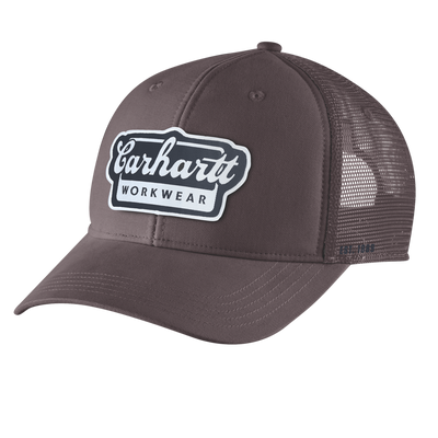 Carhartt Rugged Flex Twill Mesh Back Script Patch Cap