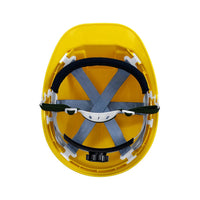 Blue Eagle Slotted Hard Hat with Ratchet Harness