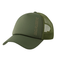 MACK Curved Brim Foam Trucker Cap
