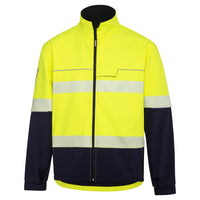 Mack Xenon 2Tone Hi Vis Taped Recycled Softshell Jacket