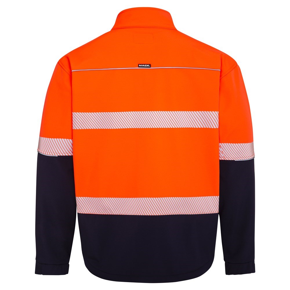 Mack Xenon 2Tone Hi Vis Taped Recycled Softshell Jacket