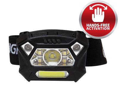 NIGHTSTICK Dual-Light Headlamp w/Motion Sensing Activation
