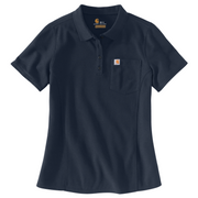 Carhartt WOMENS Relaxed fit Midweight Short Sleeve Polo