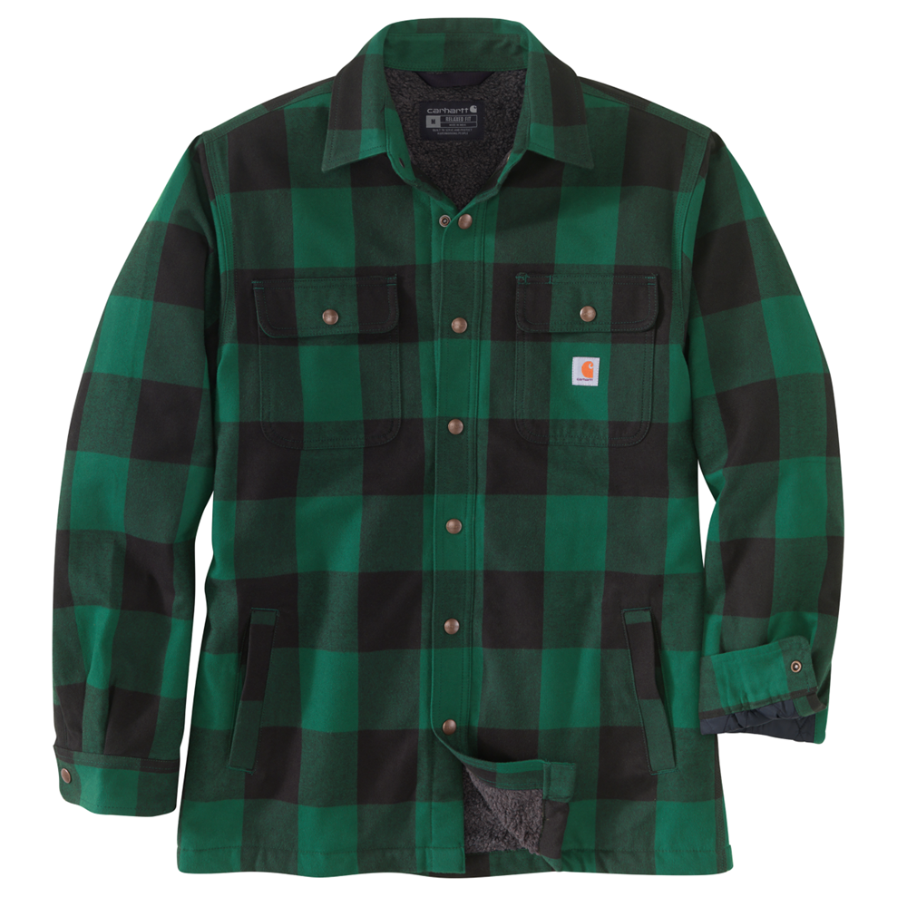 Carhartt flannel jacket deals