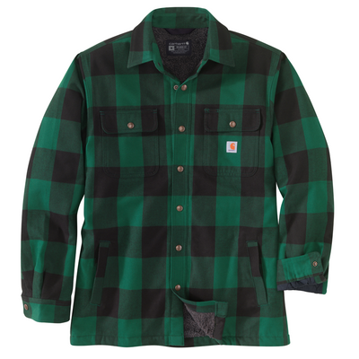 Carhartt RELAXED FIT SHERPA LINED Plaid Shirtjac