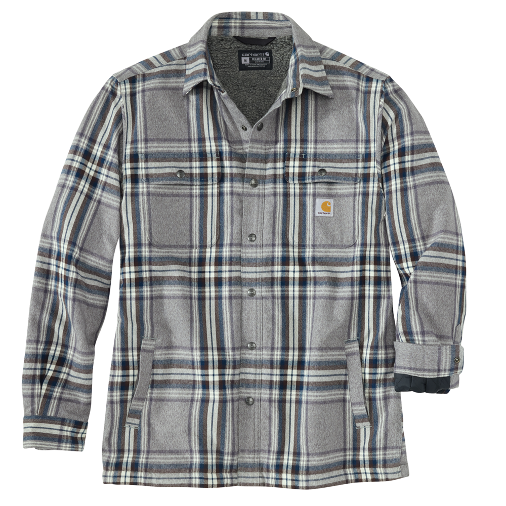 Carhartt sherpa lined flannel on sale