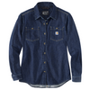 Carhartt WOMENS Relaxed fit midweight Denim Long sleeve shirt