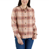 Carhartt WOMENS RUGGED FLEX® Loose fit midweight flannel long-sleeved shirt