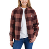 Carhartt WOMENS RUGGED FLEX® Loose fit midweight flannel long-sleeved shirt