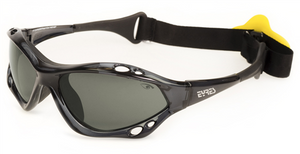 MISTRAL Sports Crystal Black frame, Polarized Grey lens