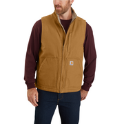 Carhartt Washed Duck Sherpa lined Mock neck vest (104277)
