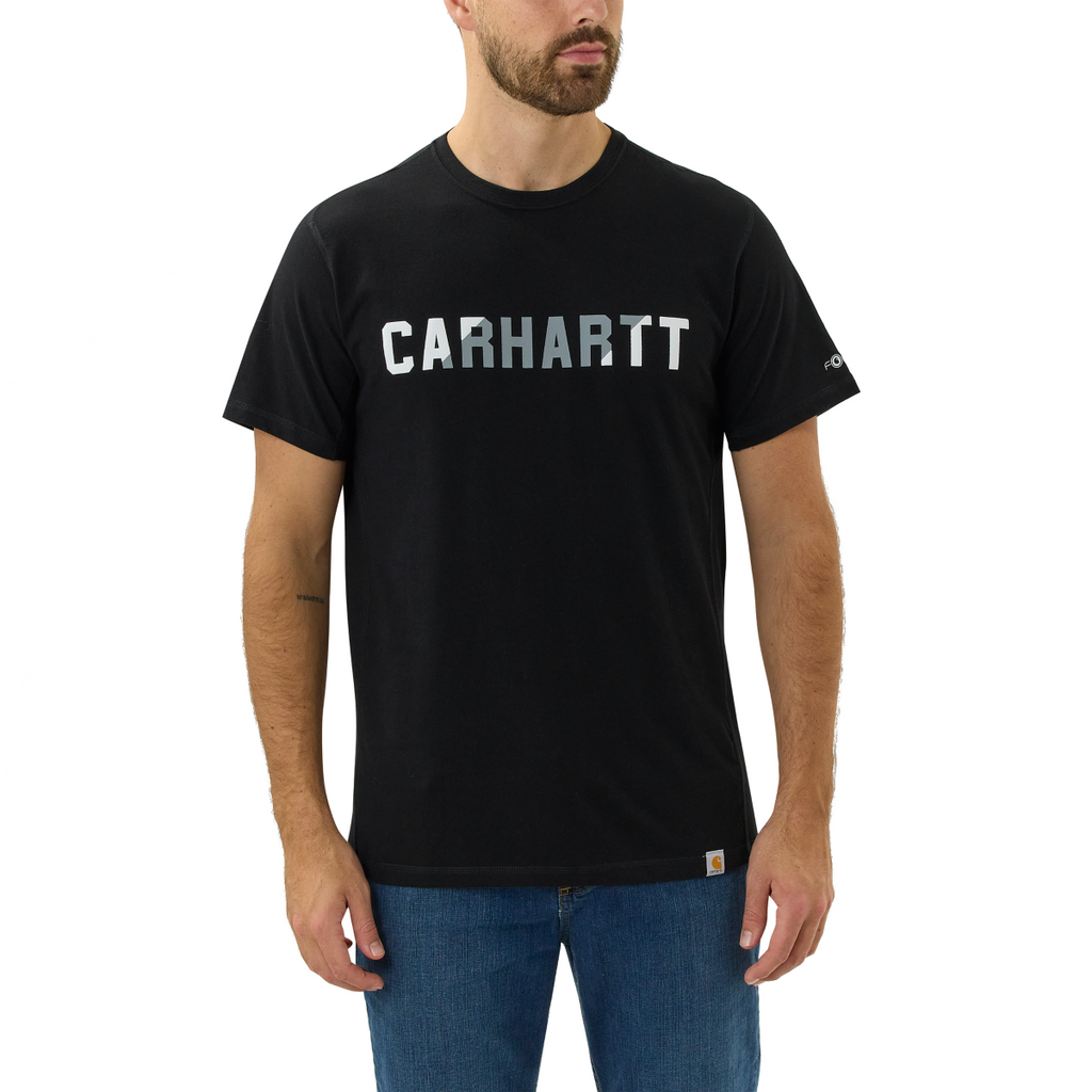Carhartt FORCE Relaxed fit Midweight Block logo Graphic T-Shirt