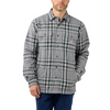 Carhartt RELAXED FIT HEAVYWEIGHT FLANNEL SHERPA LINED Plaid Shirtjac