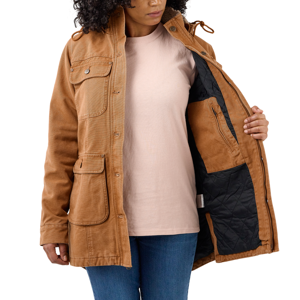 Carhartt WOMENS Loose fit Weathered Duck Coat Wholesafe