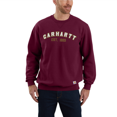 Carhartt Loose fit MIDWEIGHT Block logo Graphic sweatshirt