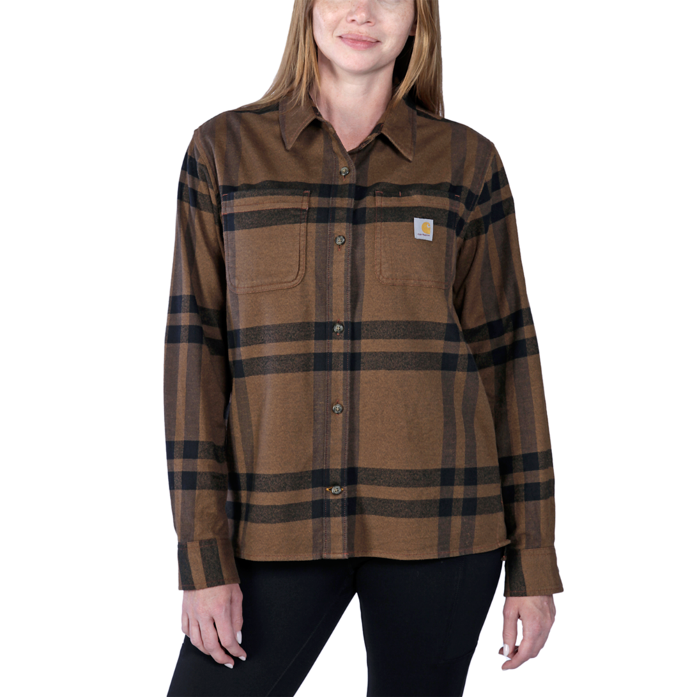 Carhartt WOMENS Loose Fit Midweight Flannel shirt Wholesafe