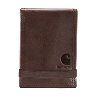 Carhartt MILLED LEATHER Classic stitched front pocket wallet