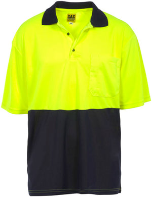 ECO-VIZ Hi-Viz Shortsleeve Micromesh Polo