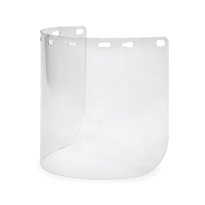 Faceshield Polycarbonate clear molded cylinder shape