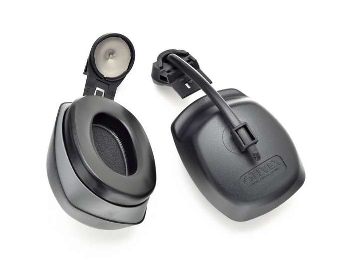 QUICKSNAP CAP MOUNT Earmuff Black/silver 25 dB NRR Cls 4 equiv